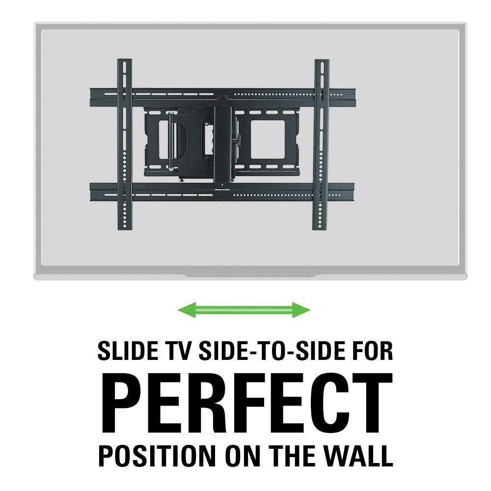 Sanus MLF13-B1 Articulating Universal Wall Mount for 37-80-Inch Screen BLack