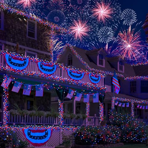 MEHOFOND 100ft 300 LED Christmas String Lights, 8 Lighting Modes Fariy LED String Lights, Timer Plug in Xmas Bday Wedding Party Decoration Outdoor Indoor Waterproof Holiday Garden Decor (Warm White)