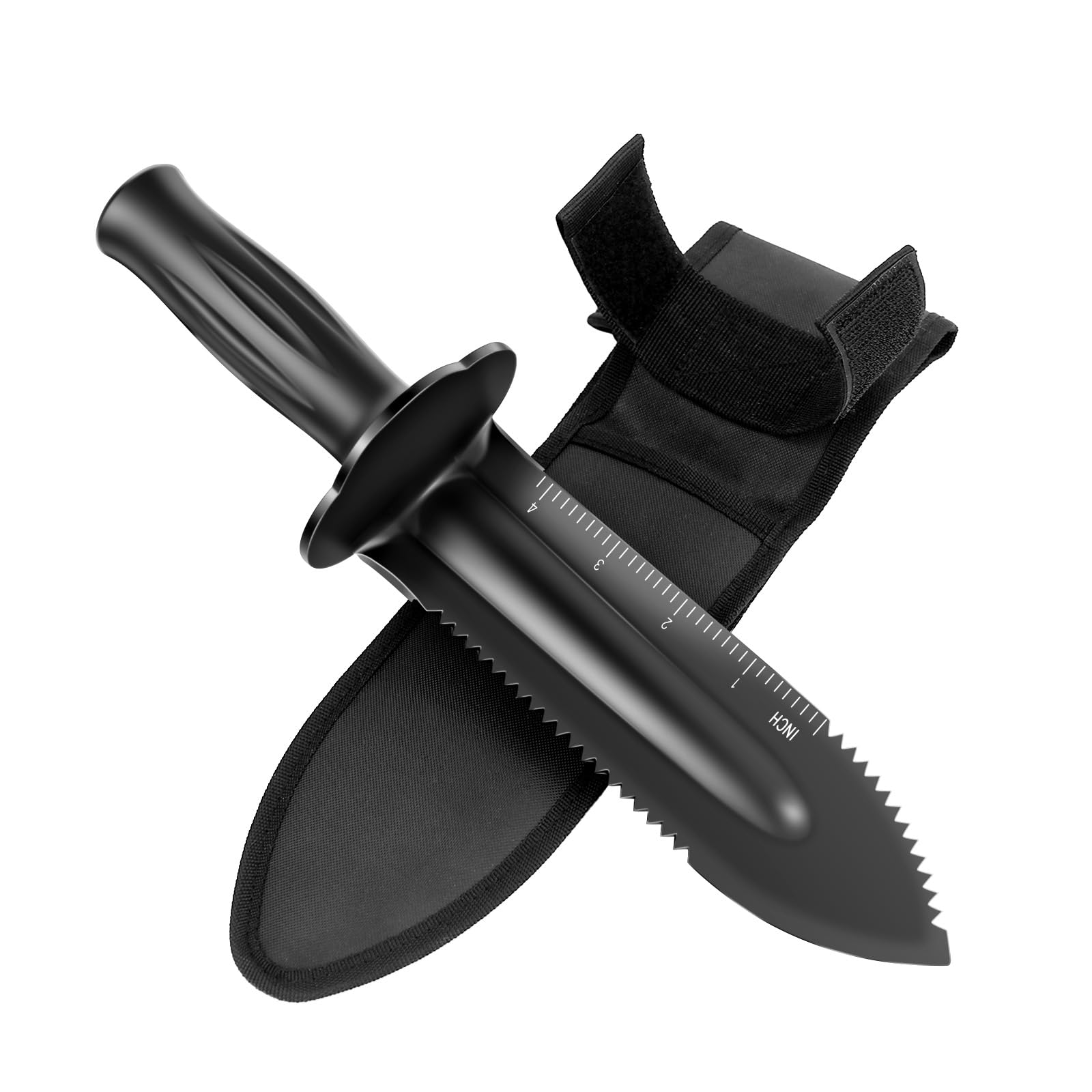 Flysocks Metal Detector Shovel Heavy Duty Double Serrated Digging Tool