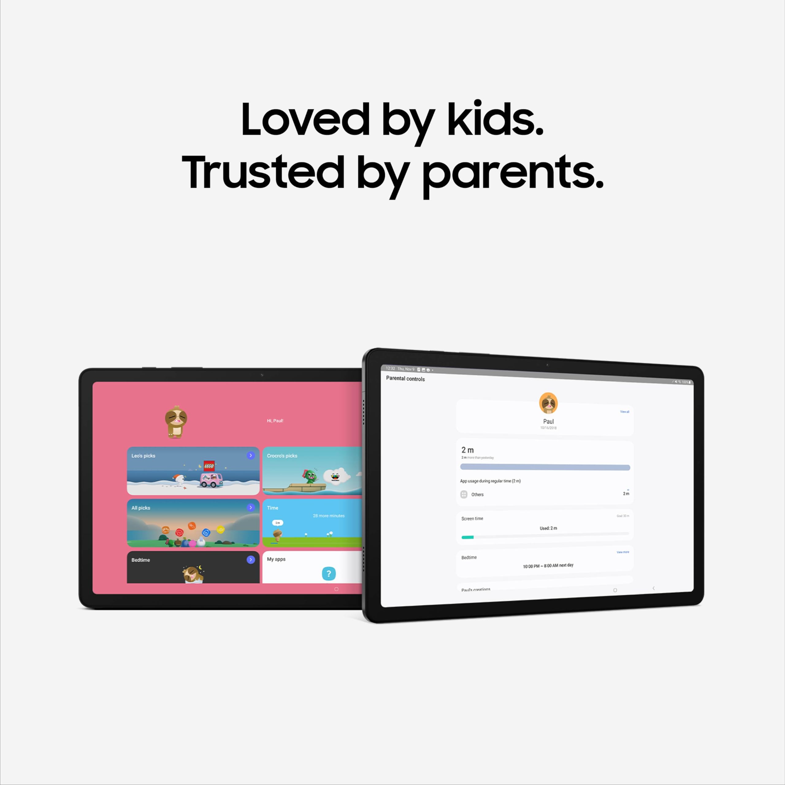 Samsung Galaxy Tab A9+ Plus 11” 128GB Android Tablet, Big Screen, Quad Speakers, Upgraded Chipset, Multi Window Display, Slim, Light, Durable, Kids Friendly Design, US Version, 2024, Graphite