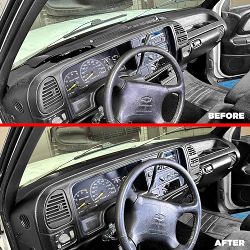 DashSkin Molded Dash Cover Compatible with 95-96 GM SUVs and Pickups in Black - Made in The USA