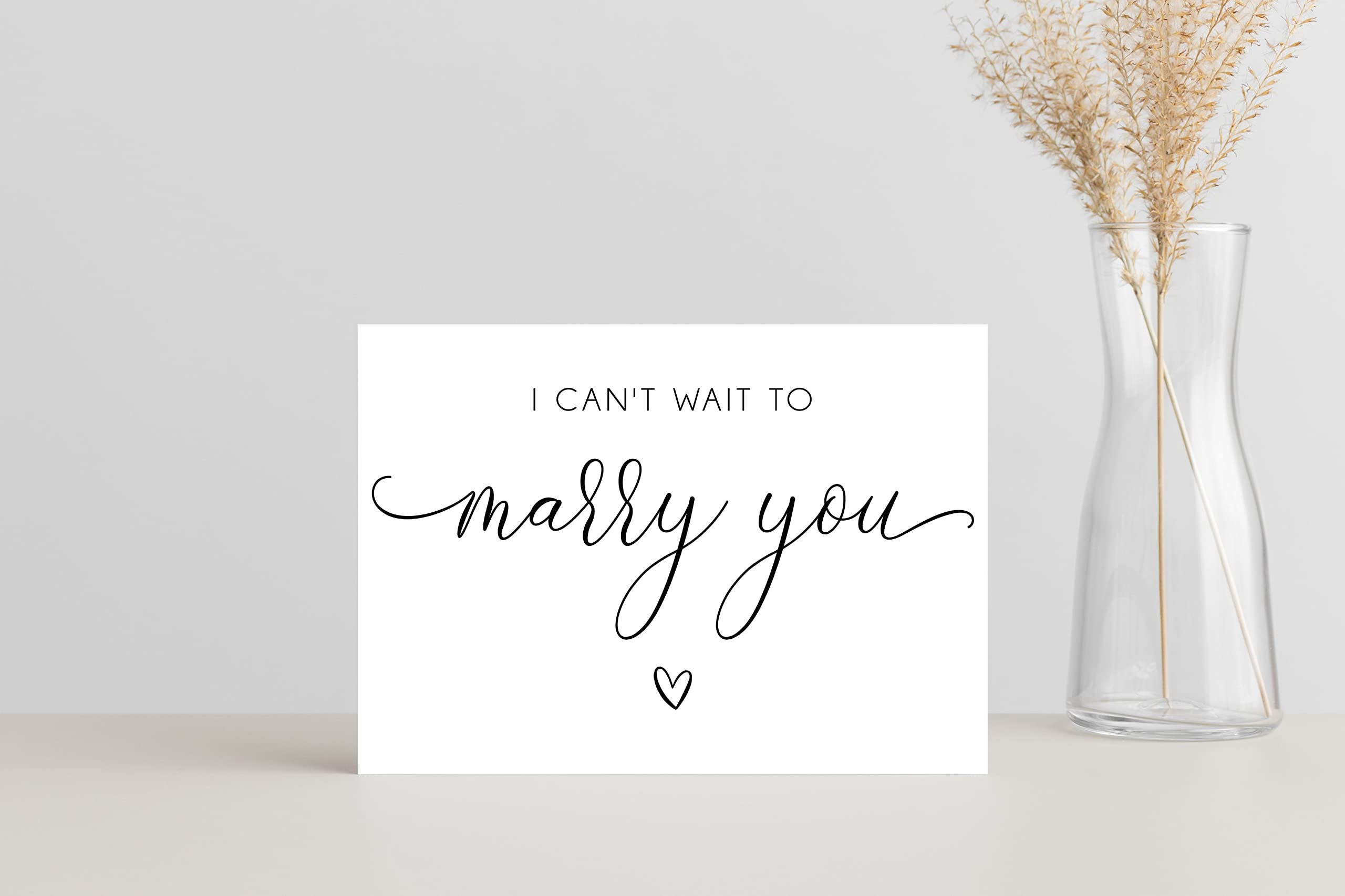 I Cant Wait To Marry You - Bride To Groom Wedding Day Card - Letters To My Husband From Wife - Love Gift For Him - Fiancé Gifts - Vows