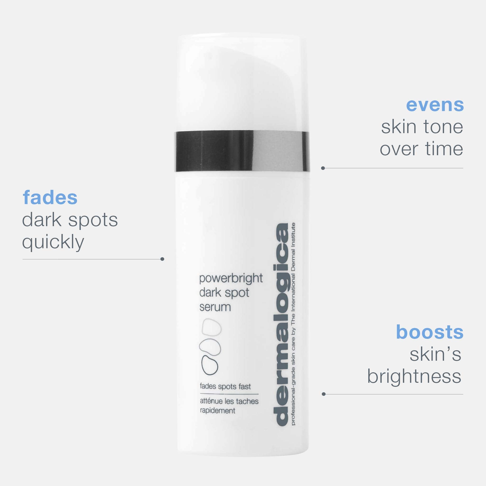Dermalogica Powerbright Dark Spot Serum (1 Fl Oz) Visibly Fades Dark Spots in Days and Helps Prevent Future Dark Spots - Boosts Skin's Natural Luminosity