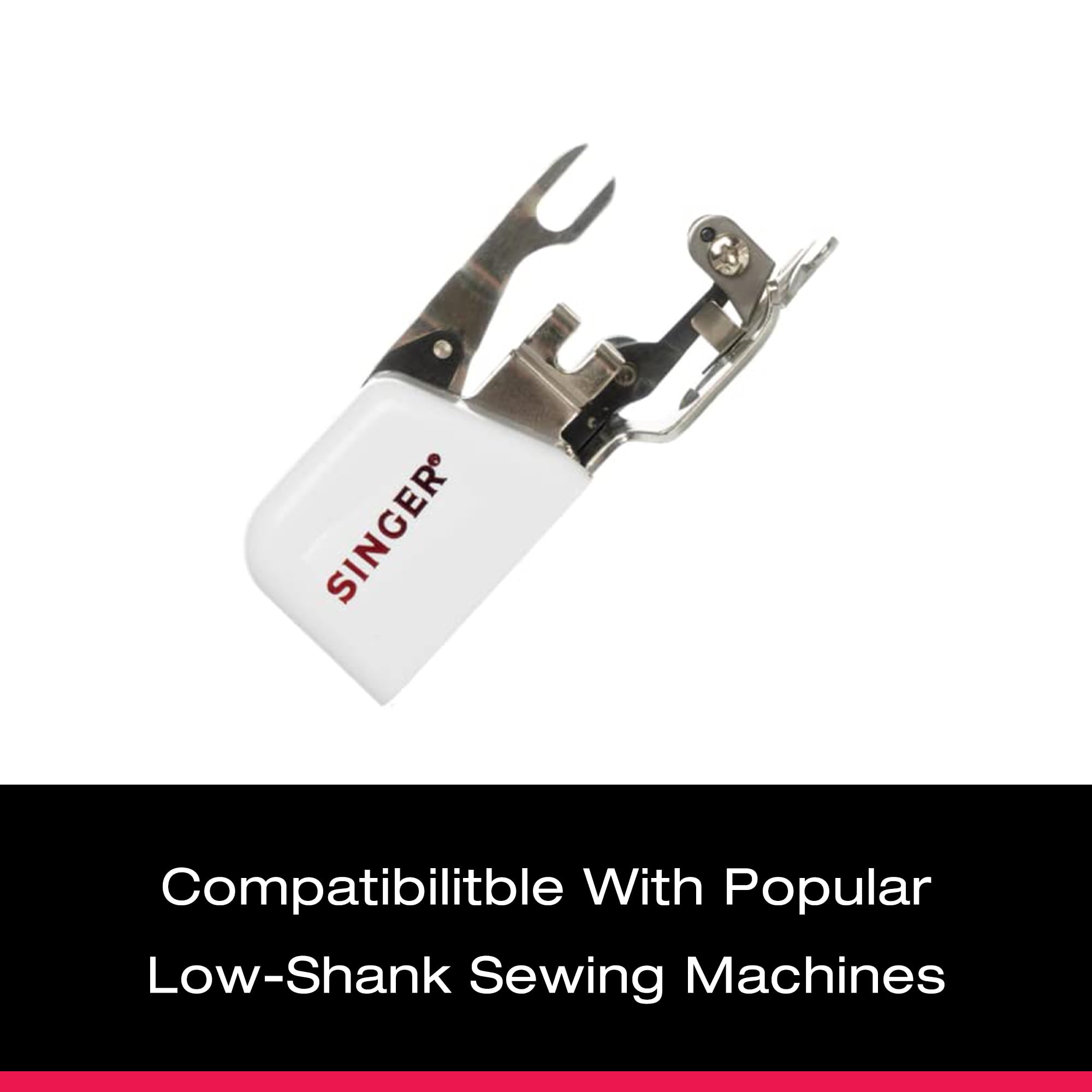 SINGER Side Cutter Attachment | Trim & Finish Fabric Edges Seamlessly | Ideal for Zigzag & Overedge Stitches | Compatible with Low-Shank Sewing Machines