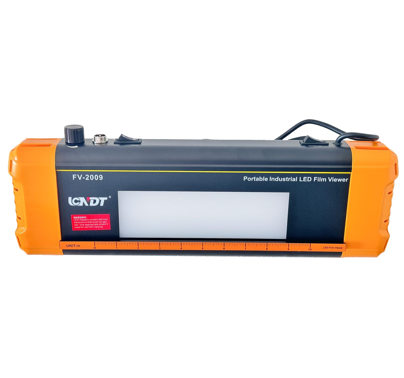 SULMILE FV-2009 Industrial X-Ray Radiography Film Viewer NDT Non-Destructive Testing Film Viewer Portable LED 2.4 x 8 inch (60 mm x 200 mm)