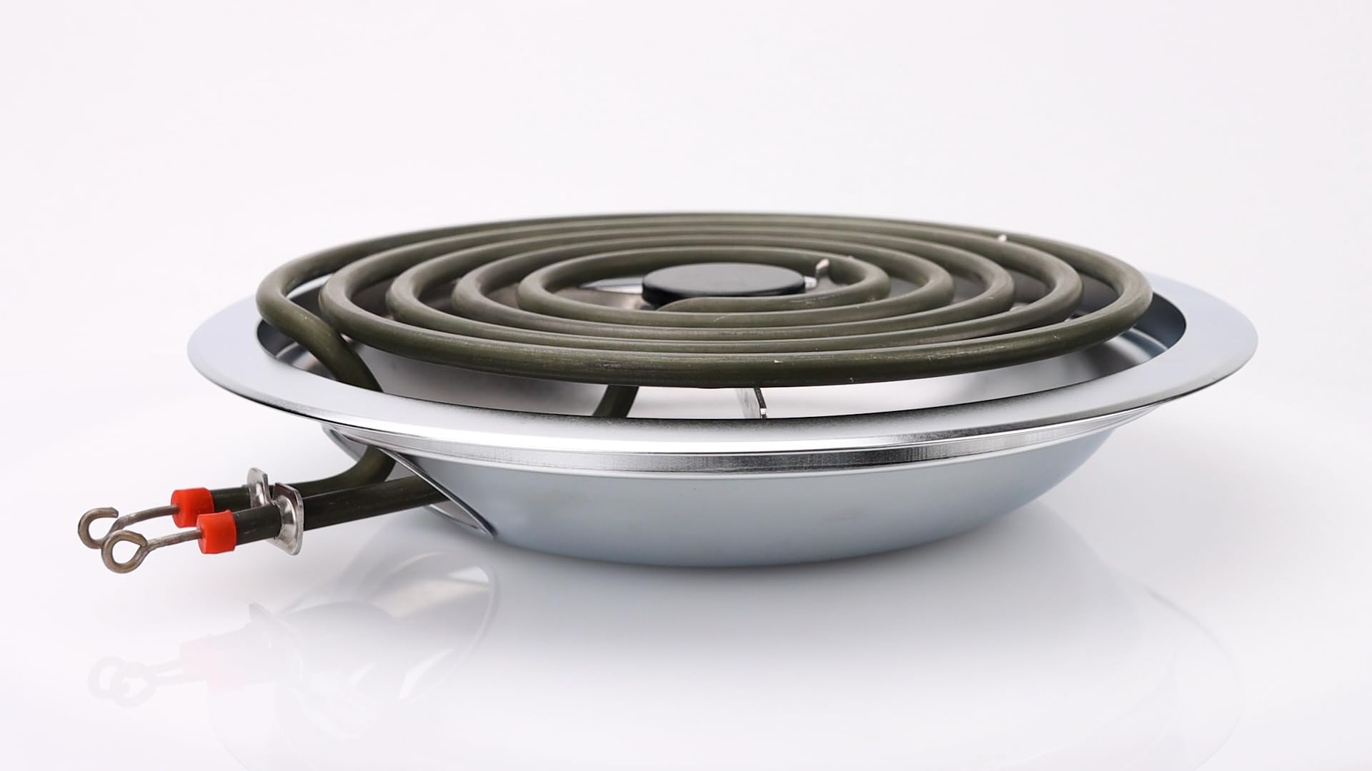 Electric Stove Burner Drip Pans Chrome 316048413(8”) 316048414(6”) and MP22YA Electric Range Burner Elements Replacement for Ken-more Tap-pan Frigi-daire Electric Stove Burner by Fetechmate
