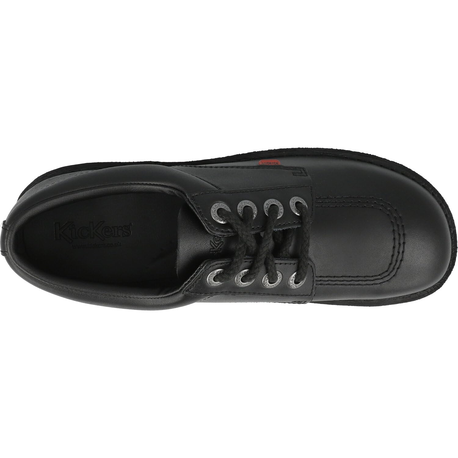 Kickers Men's Kick Lo Core Black Lace-up Shoes, 11