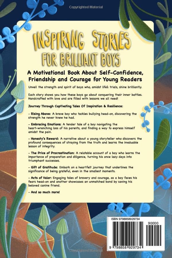 Inspiring Stories for Brilliant Boys: A Motivational Book About Self-Confidence, Friendship and Courage for Young Readers