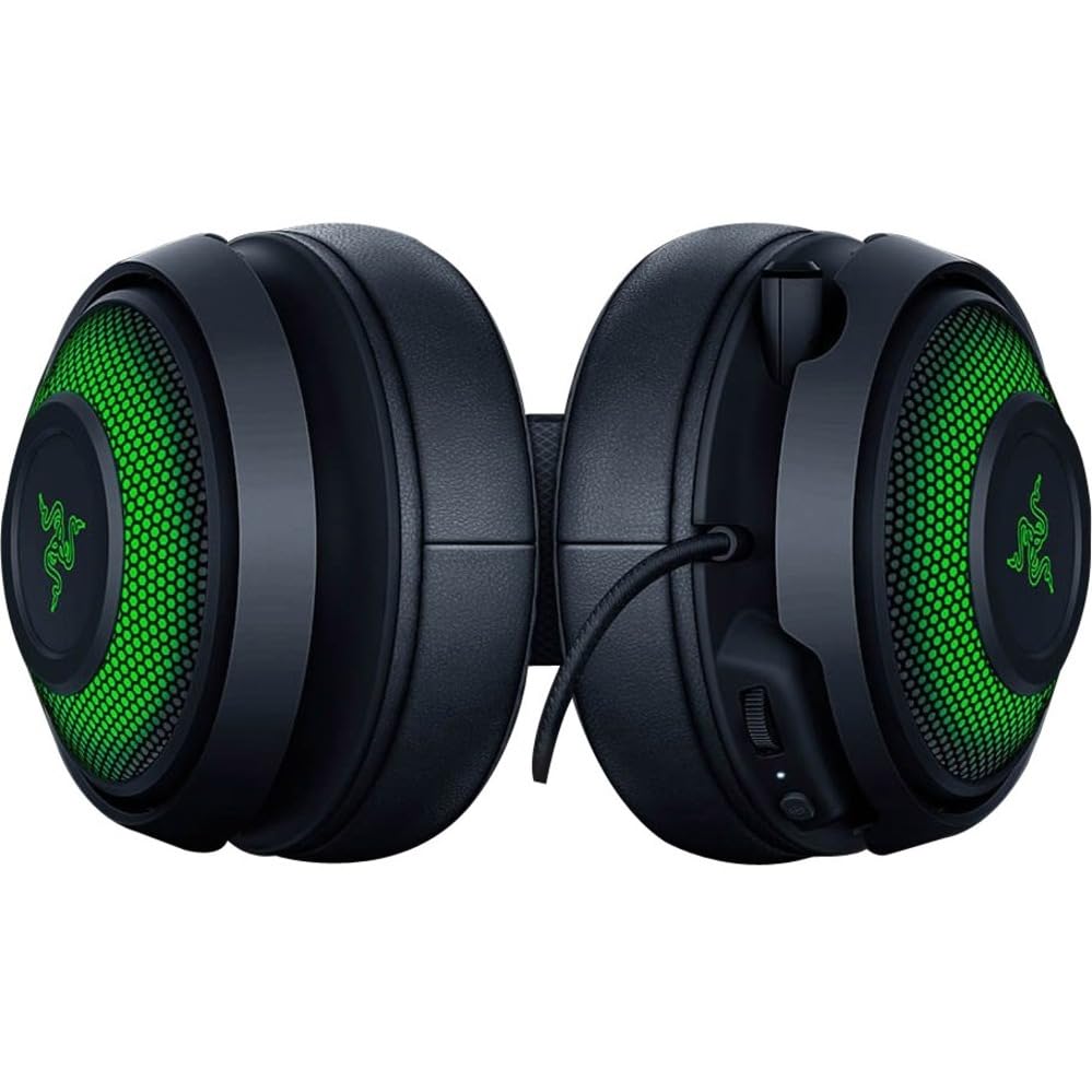 Razer Kraken Ultimate – USB Gaming Headset (Gaming Headphones for PC, PS4 and Switch Dock with Surround Sound, ANC Microphone and RGB Chroma)