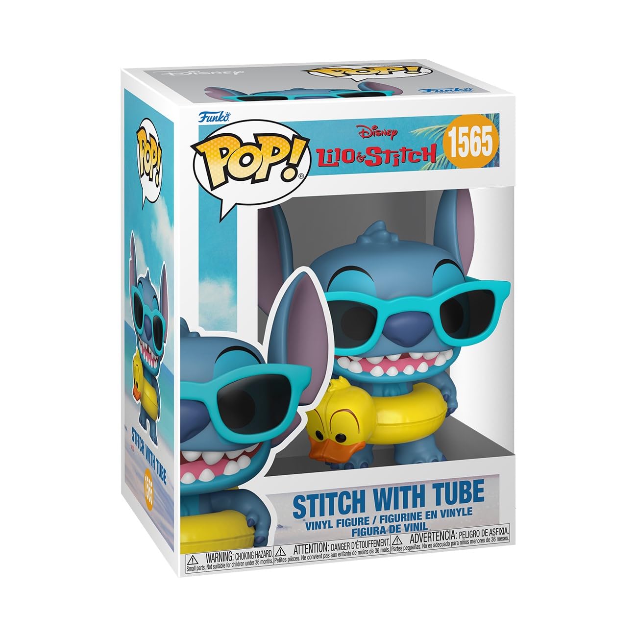Funko Pop! Disney: Lilo and Stitch - Stitch with Tube - Collectable Vinyl Figure - Gift Idea - Official Merchandise - Toys for Kids & Adults - Cartoon/Animation Fans - Model Figure for Collectors