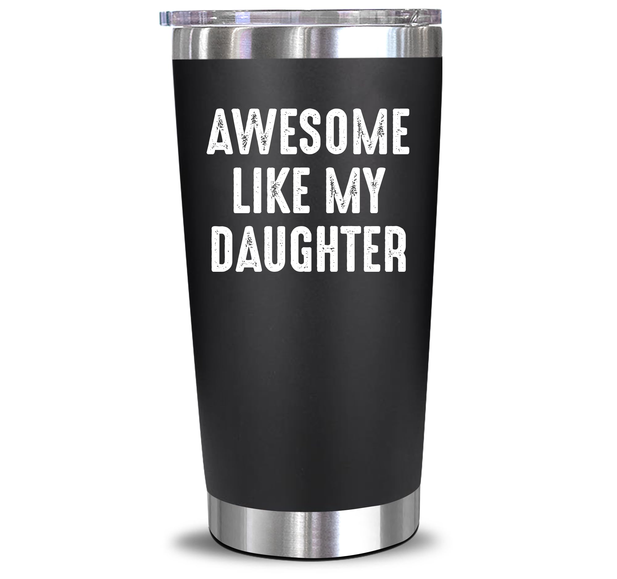 NewEleven Fathers Day Gift For Dad - Cool Dad Gifts From Daughter - Unique Birthday Present Ideas For Dad, Father, Husband, Bonus Dad, Step Dad, New Dad From Daughter, Daughter In Law - 20 Oz Tumbler