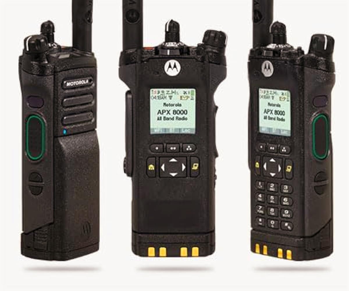 Motorola Solutions PMMN4083AL, PMMN4083 APX8000 Remote Speaker Microphone. IP68 Rugged and Windporting