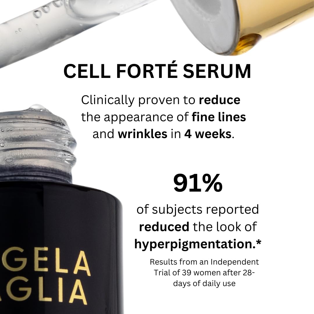 Angela Caglia Cell Forte Serum - Powered by BIOMSC™️ Skincare Technology for Fine Lines and Wrinkles