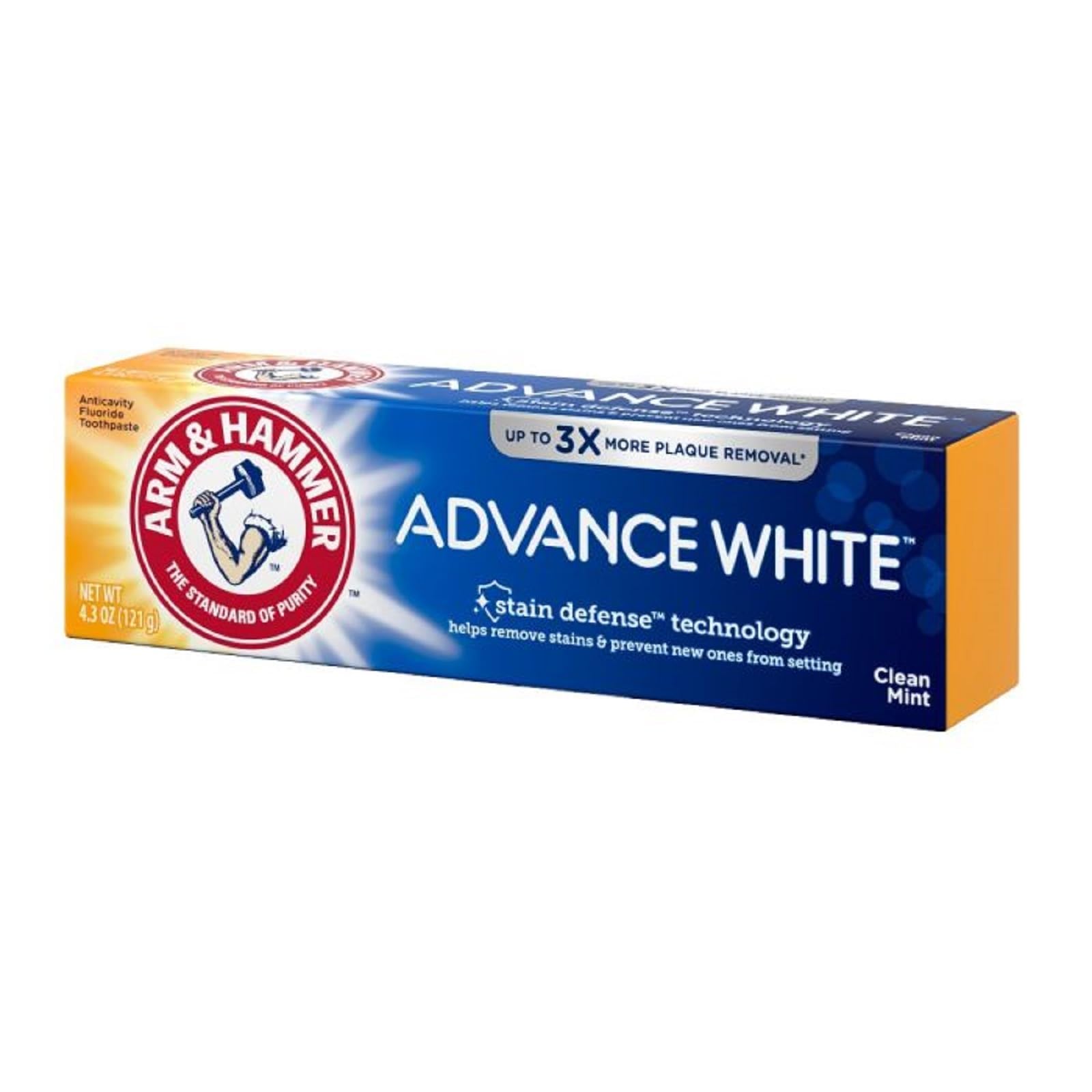 ARM & HAMMER Advance White Baking Soda & Peroxide Toothpaste, Extreme Whitening 4.3 oz