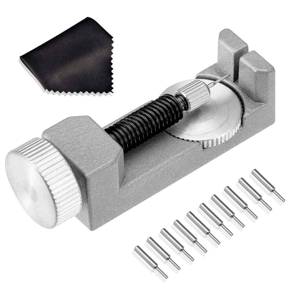 selizo Watch Link Remover kit Watch Band Tool with 10 Extra Pins for Watch Band Link Pin Removal and Watch Sizing
