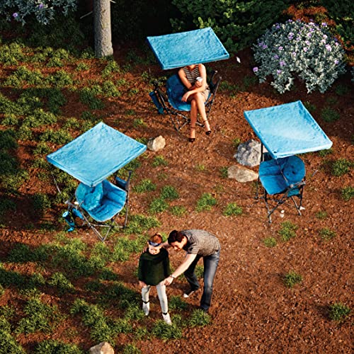 ARROWHEAD OUTDOOR Portable Folding Swinging Hammock Camping Chair, Removable Canopy, Perfect for Stargazing, Cup Holder, Storage Pouch, Carrying Bag Included, Supports up to 300lbs, USA-Based Support