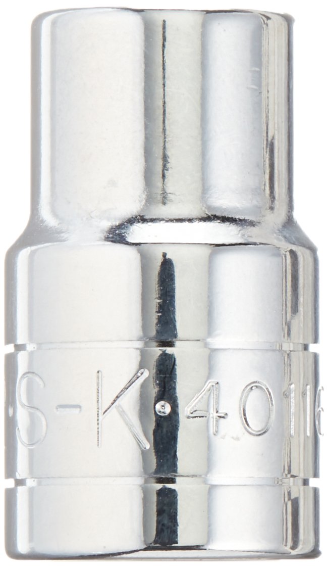 SK Tools USA 1/2" Drive, 1/2", 6 Point, Standard Chrome Socket | 40116
