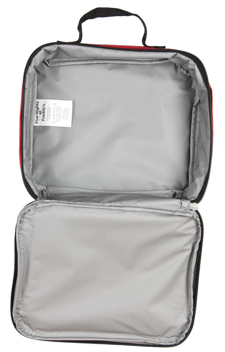 Bioworld Five Nights At Freddy's 16" Backpack Lunch Box Water Bottle Lunch Kit -5 Piece Set