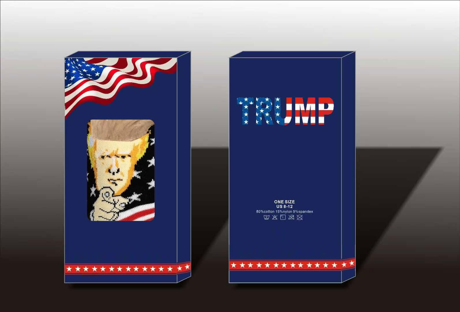 Trump Socks - Unisex Funny Gift Socks Novelty President 2024 Socks (Flag,One_Size)