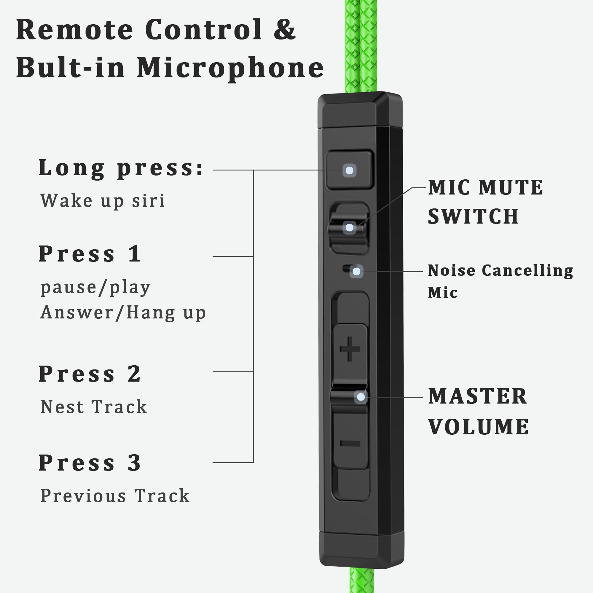 KASOTT Soundmaster Pro V1 - Gaming Earphones with Dual Audio Drivers,in-Line Mic with Mute and Volume Control,Compatible with Xbox Series,Xbox One,Ps5,Ps4,Switch,Pc with 3.5mm