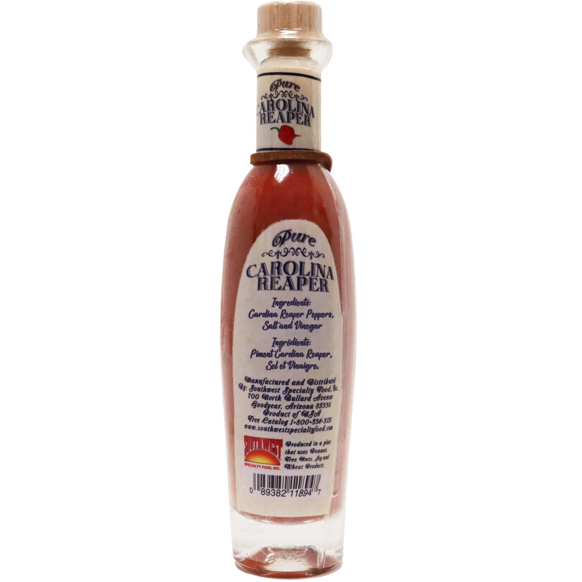 Pure Carolina Reaper Pepper Hot Sauce Mash Puree 3.75oz - Try if you dare! – Perfect Gourmet Gift - Great for Making Hot Sauce