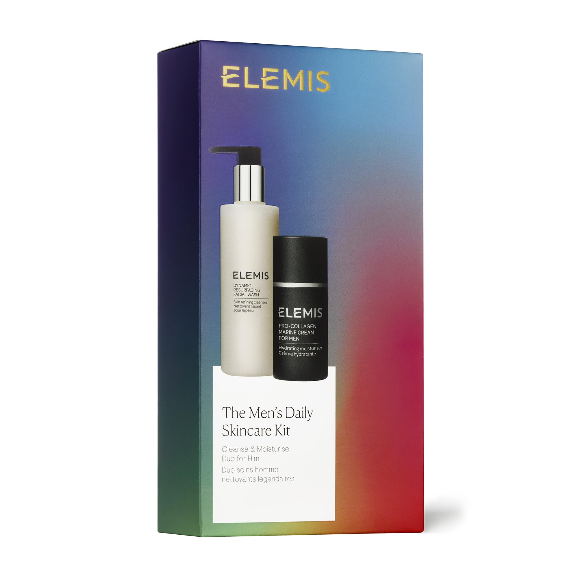 ELEMIS Men’s Daily Skincare Kit, Holiday Skincare Gift Set for Him