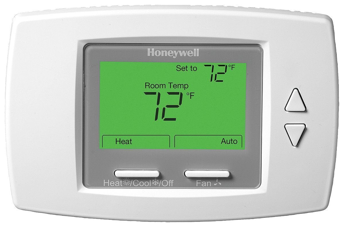 Honeywell TB8575A1000 SuitePRO 24 VAC 2 or 4 Pipe 3-Speed Fan Coil Thermostat with Manual/Auto Heat or Cool Changeover