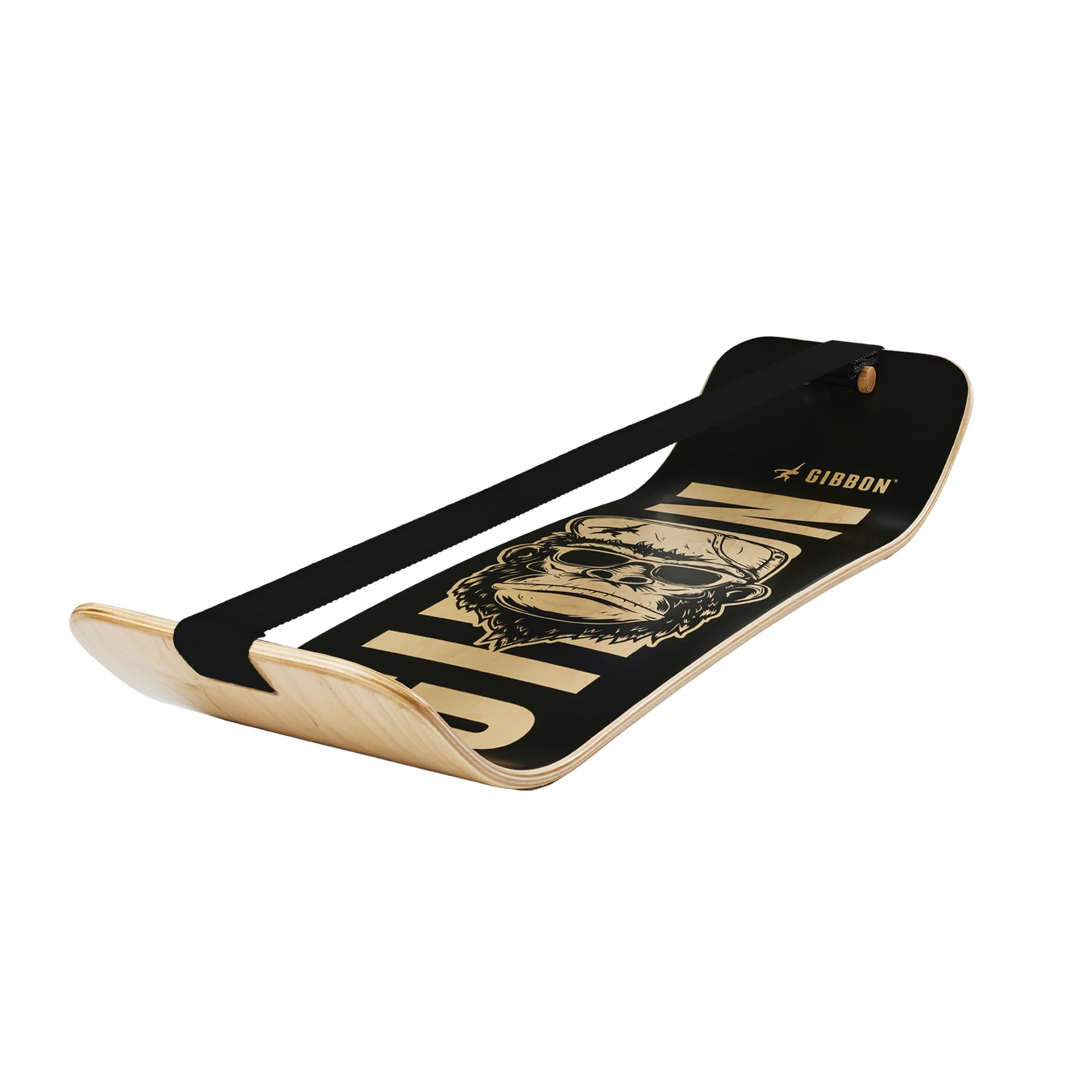 GIBBON SlackBoard - GiBoard Balance Board Kids & Adults - Slackline Balance Trainer - Slack Board Core Workout Equipment Home Gym Training - Standing Desk Exercise - Yoga, Agility, Pilates & More
