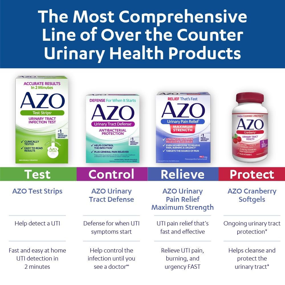 AZO Cranberry Supplement, Made with Concentrated Whole Fruit Cranberry Powder to Help Cleanse and Protect the Urinary Tract*, Sugar Free Cranberry Pills, Non-GMO, 100 Softgels