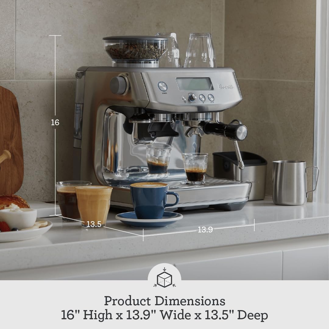 Breville Barista Pro Espresso Machine BES878RVC, Red Velvet Cake