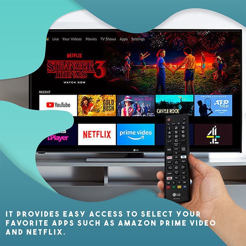 LG TV Remote Control AKB75675304 for Smart TVs Compatible with All Models 32LM5620BPUA 32LM570BPUA 32LM620BPUA 32LM630BPUB 32LM6350PUA 32LM639BPUB 43LM5700PUA 43LM6300PUB