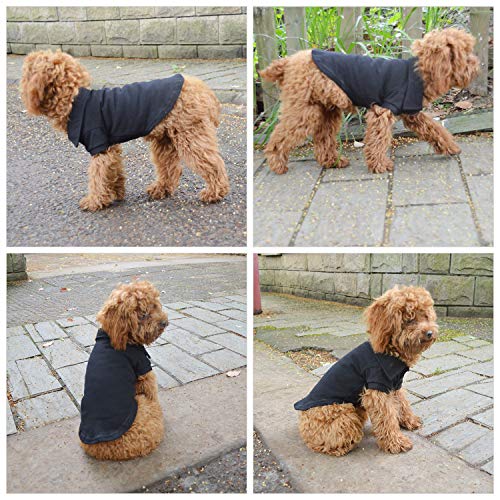 lovelonglong Basic Dog Polo Shirts Premium Cotton, Polo T-Shirts for Large Medium Small Dogs with a Two-Button Collar Blank Color Yellow XXL