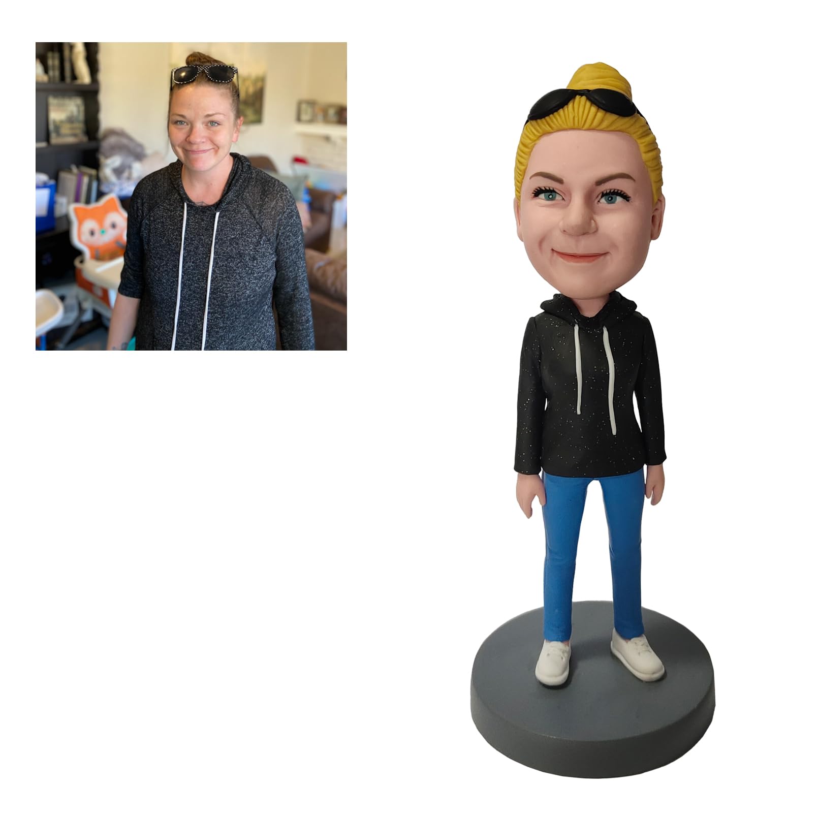 AWZY Custom Bobblehead, Personalized Unique Handmade Bobbleheads Figurine, Action Figure Based on Your Photo