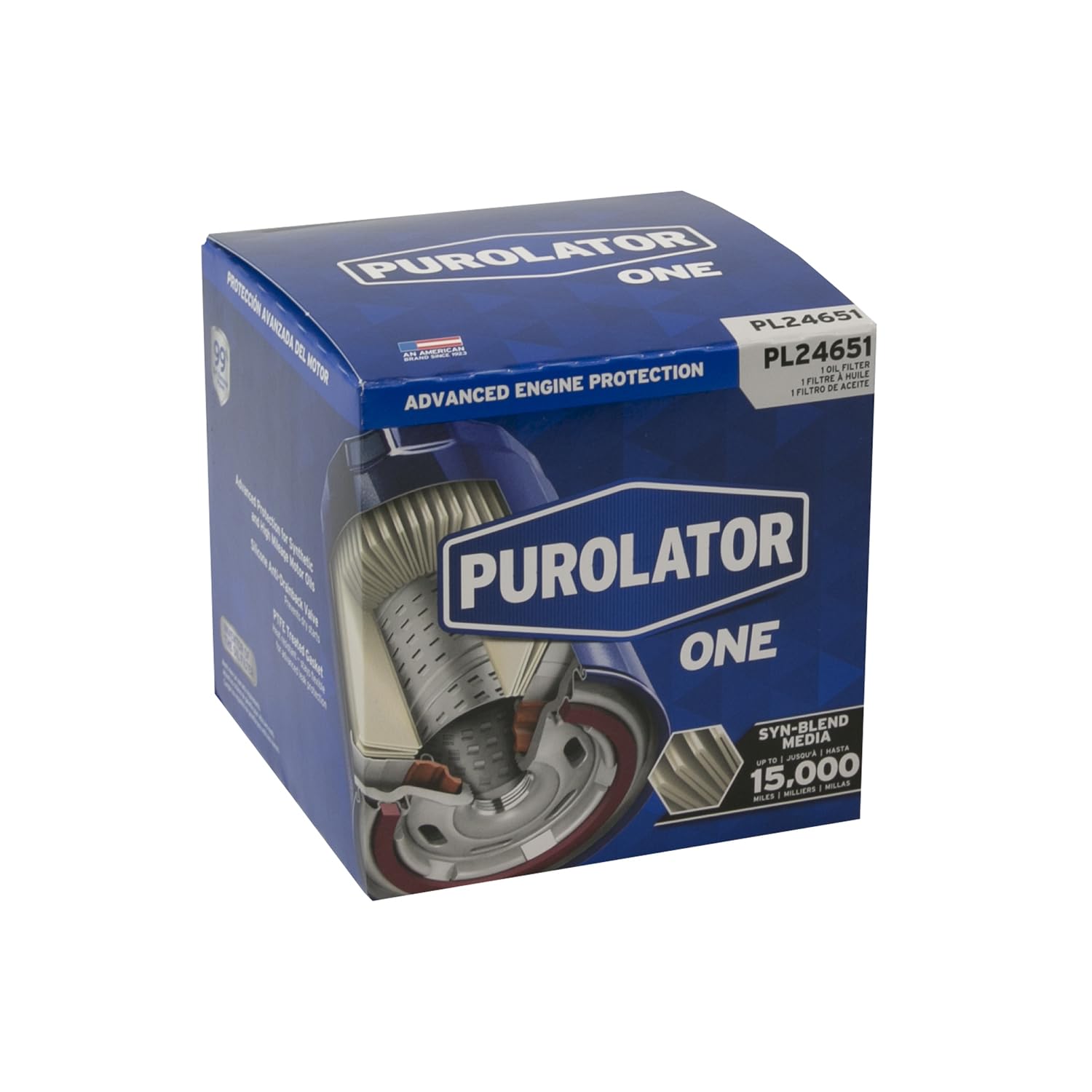 Purolator PL24651 PurolatorONE Advanced Engine Protection Spin On Oil Filter