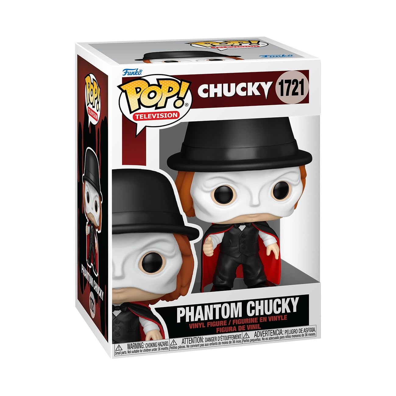 Funko Pop! TV: Chucky (TV) - Phantom Chucky - Collectable Vinyl Figure - Gift Idea - Official Merchandise - Toys for Kids & Adults - Horror Fans - Model Figure for Collectors and Display