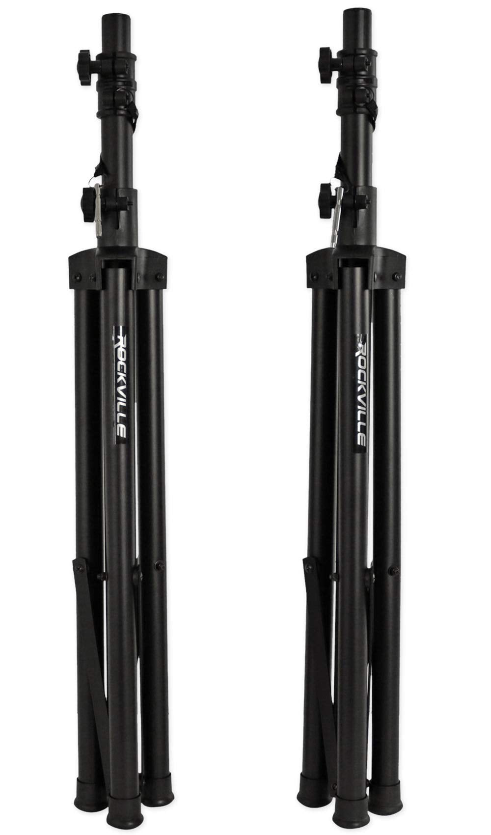Rockville RPG152K Dual 15" Powered Speakers, Bluetooth+Mic+ Stands+Cables