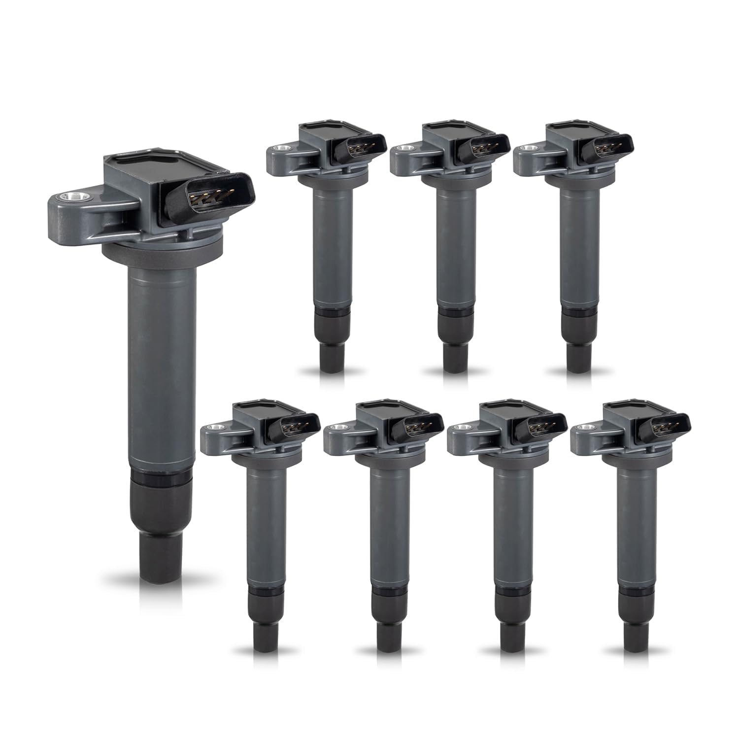 ENA 8 Ignition Coil for V8 4.7 4.3 Compatible with Toyota Tundra Sequoia Land Cruiser 4Runner Lexus LX470 GX470 GS430 LS430 SC430 2000 2001 2002 2003 2004 205 2006 2007 2008 2009 Coils for UF230 UF493