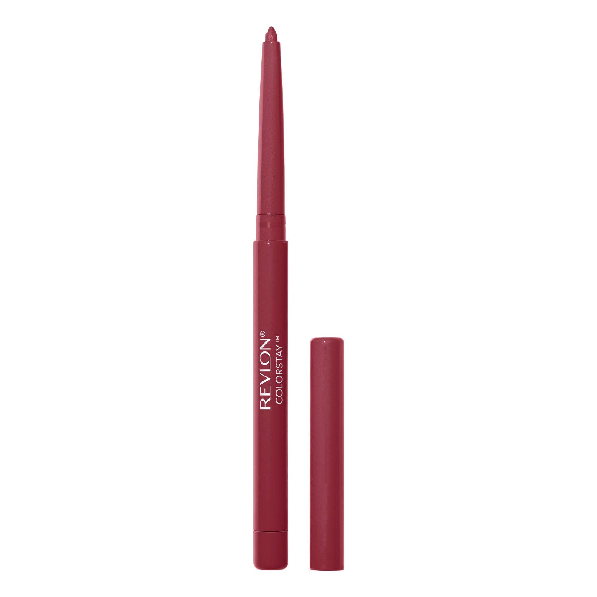 Revlon ColorStay Lip Liner, Lip Makeup Stocking Stuffers for Women, With Built-In Sharpener, Longwear Rich Lip Colors, 670 Wine, 0.01 oz