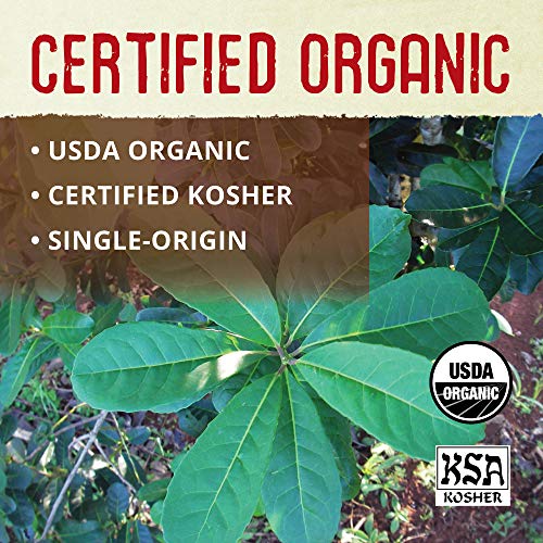 ECOTEAS Organic Yerba Mate Loose Leaf Tea – Natural Energy & Detox Herbal Tea – Caffeine Alternative - Kosher, Non-GMO, Gluten-Free - Unsmoked Pure Leaf from Argentina, 1 lb (Pack of 1)