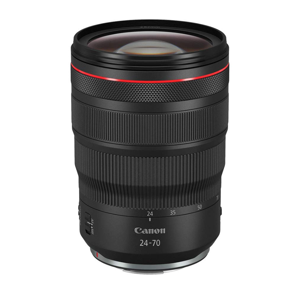 Canon RF24-70mm F2.8 L is USM Lens, Standard Zoom Lens, Compatible with EOS R Series Mirrorless Cameras, Black