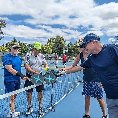 OMDEX V5 Pickleball Paddle, Carbon Fiber Pickleball Paddle (CFS) USAPA Approved, Lightweight Pickle Ball Paddle High Grit & Spin, Pickleball Racket Ideal for Novice and Professional Players