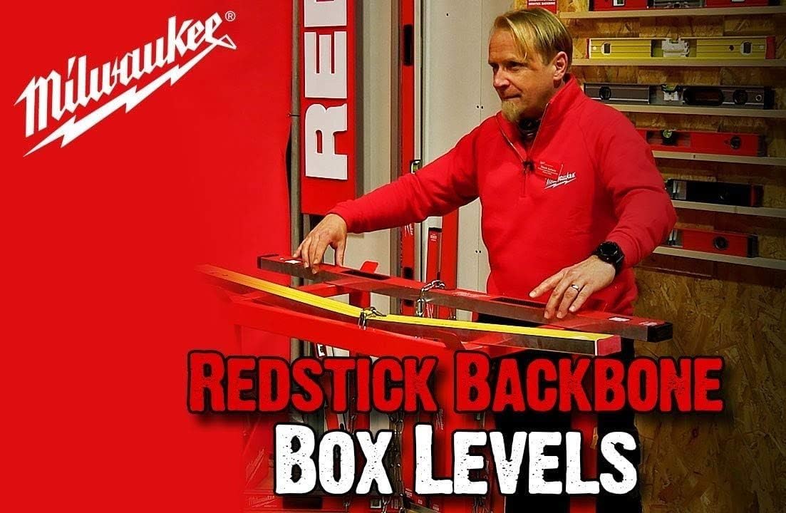 Milwaukee MLBXC48 10 Inch/24 Inch/48 Inch REDSTICK Box and Torpedo Level Set