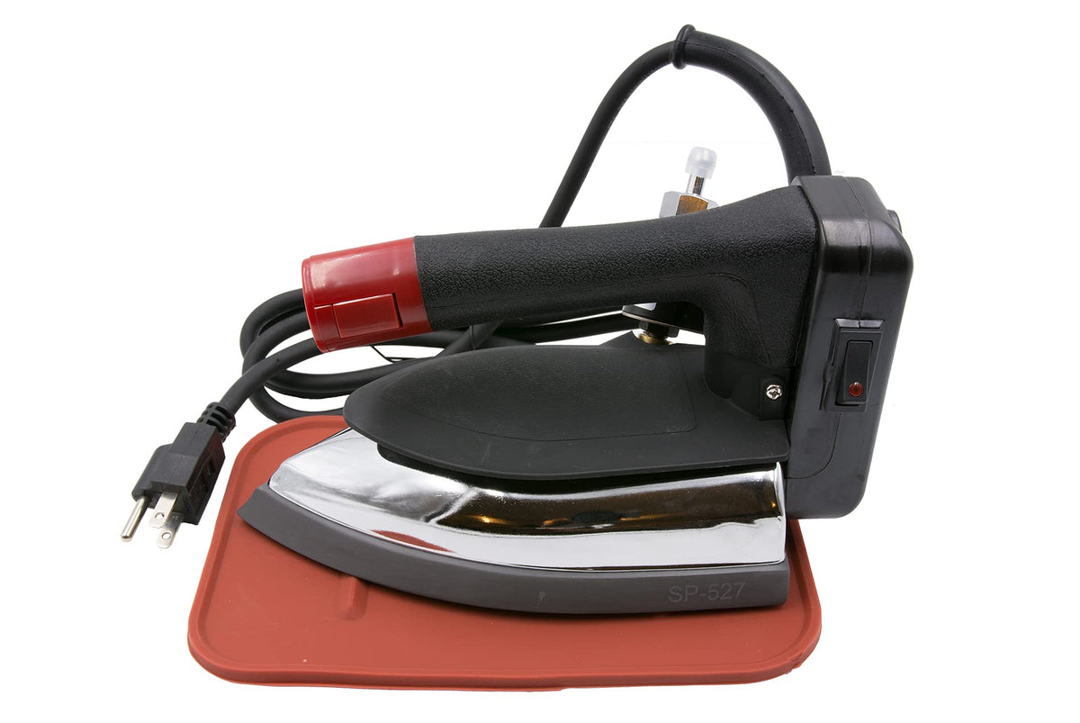 Sapporo Gravity Feed Bottle Steam Iron Kit - Includes SP527 Gravity Feed Bottle Steam Iron, Two Inline Demineralizer Cartridges & Magic Glide Non-Stick Ironing Shoe
