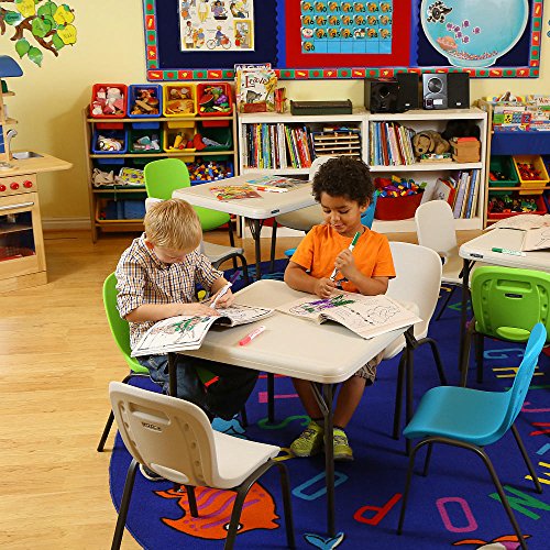 Lifetime 80472 Kids Stacking Chair (4 Pack), Glacier Blue