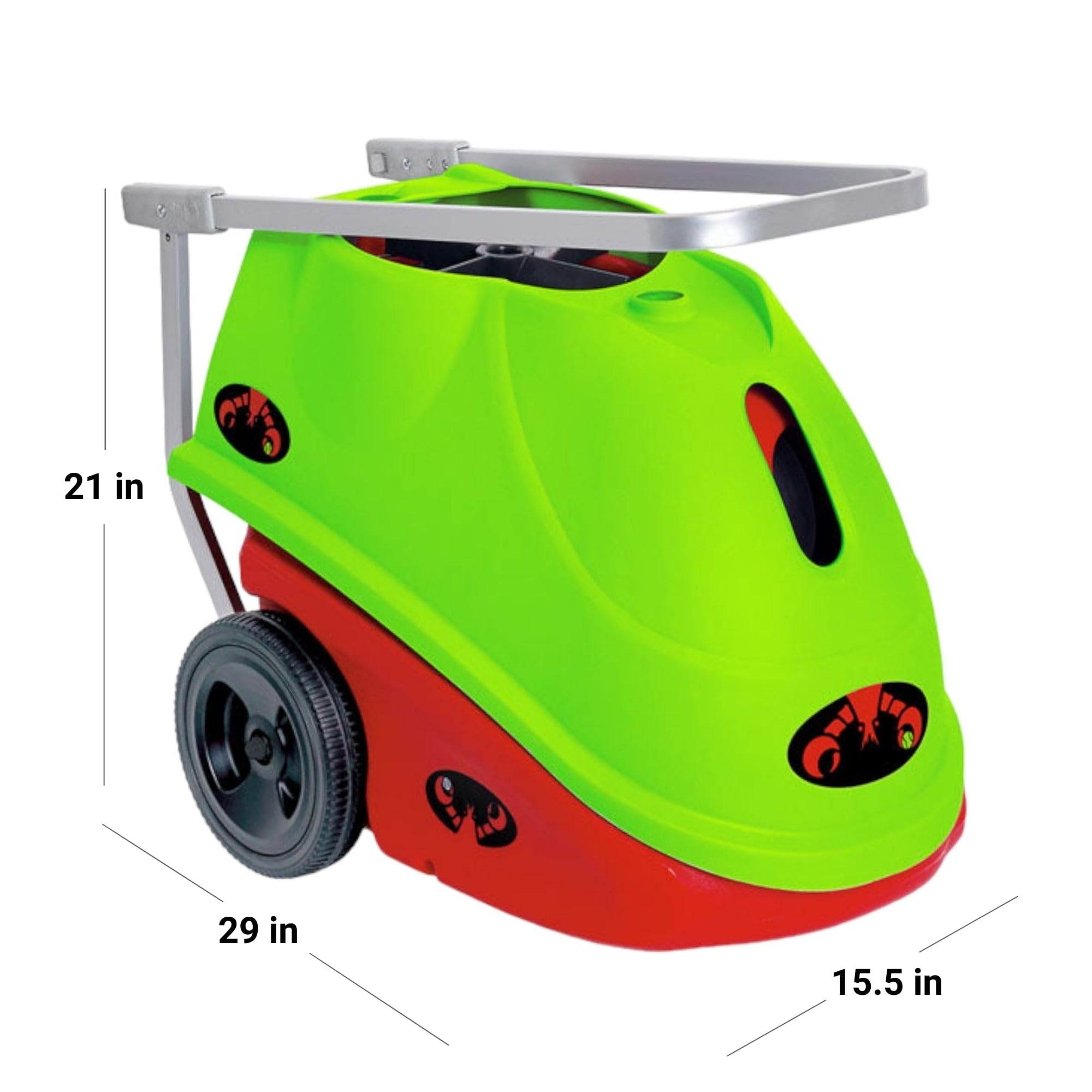 Lobster Sports Pickle Two Pickleball Machine – Full-Featured, Auto Launcher, Spin Control, Random Oscillation, 2-Line Drill, Battery Powered, Portable, Holds 125 Balls – with 10-Function Remote