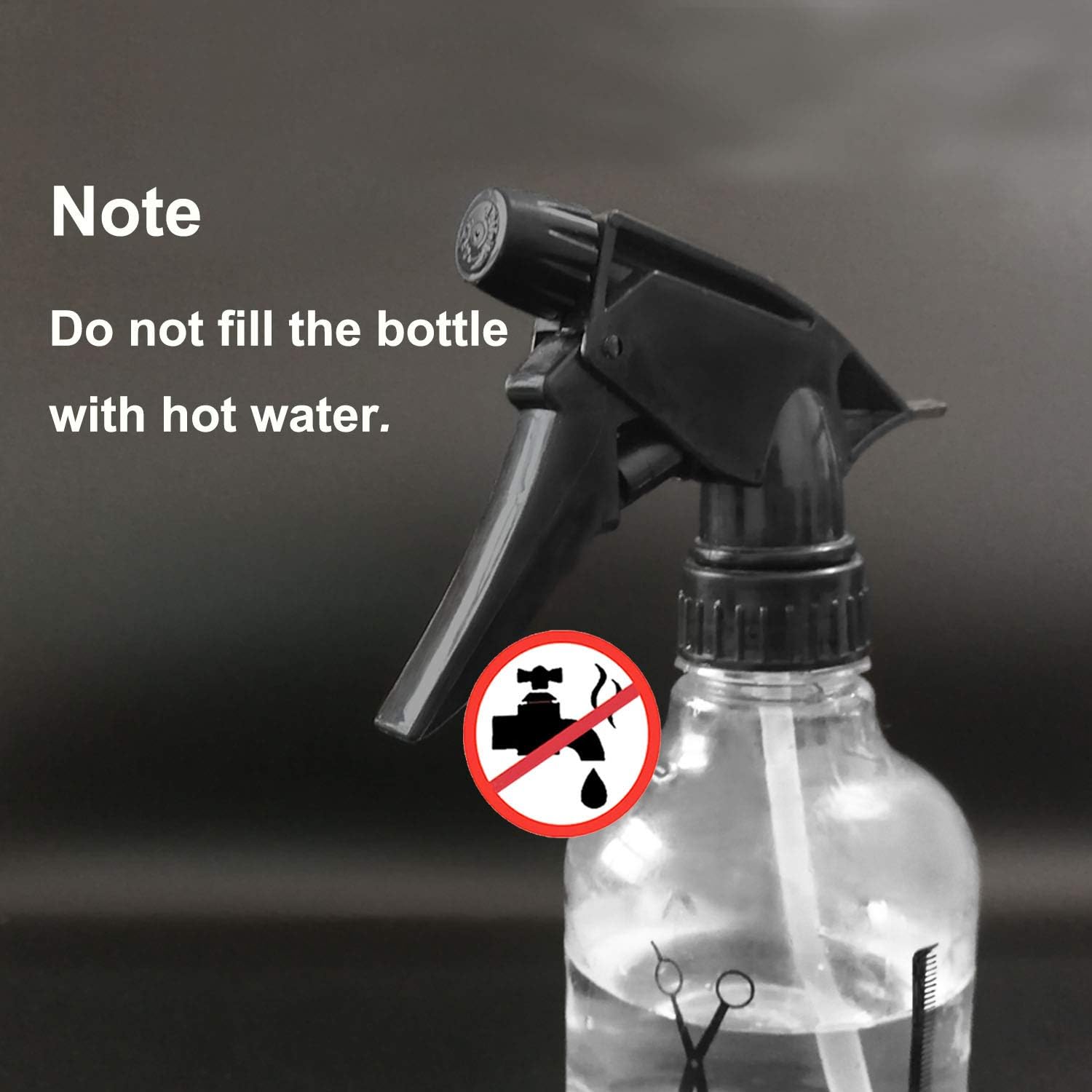 Avenoir Mister Spray Bottle, 250ml Adjustable Spray Storage Container for Hair, Plant and Home Cleaning