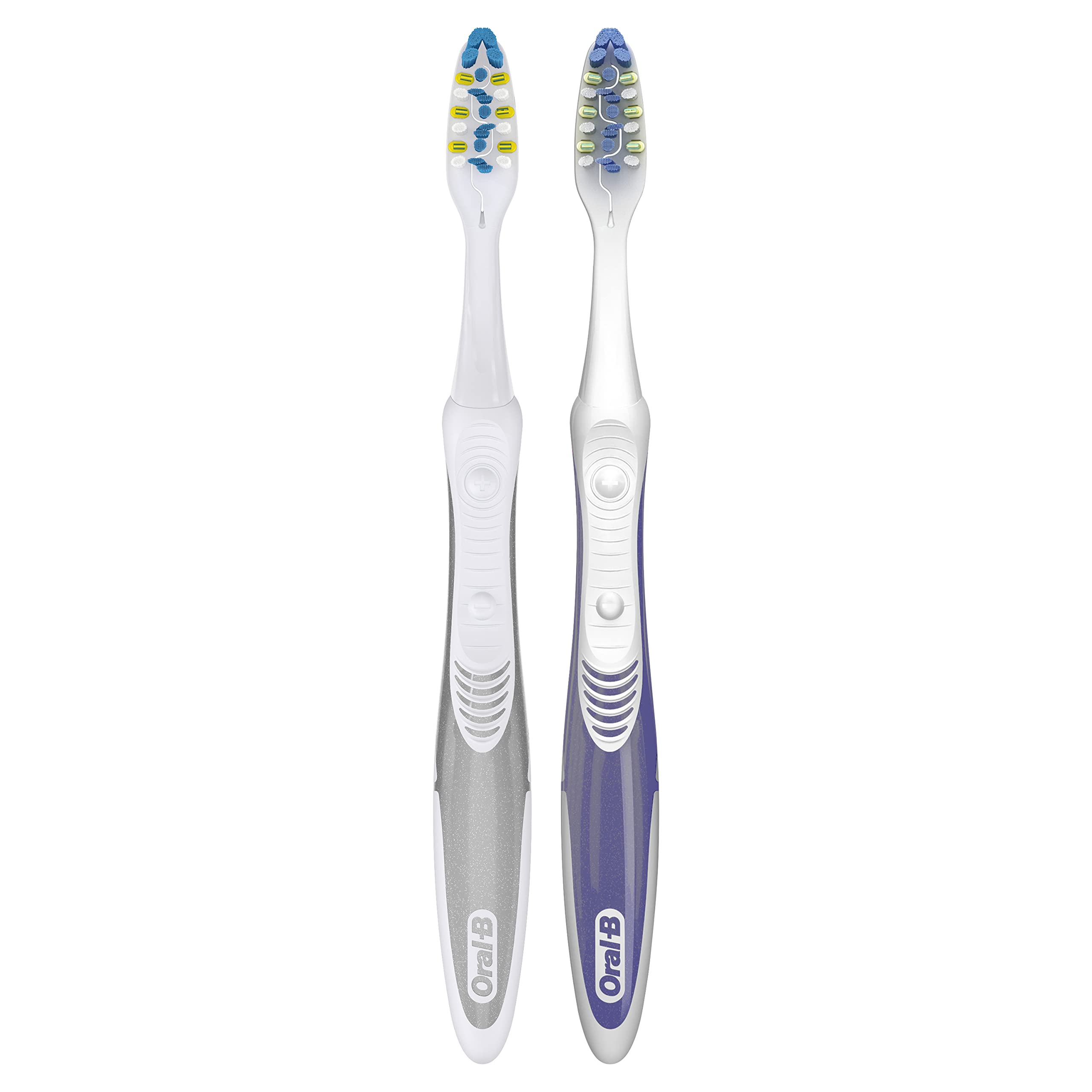 Oral-B Pulsar 3D White Pulsar Battery Toothbrush, Soft, 2 Count (Colors May Vary)