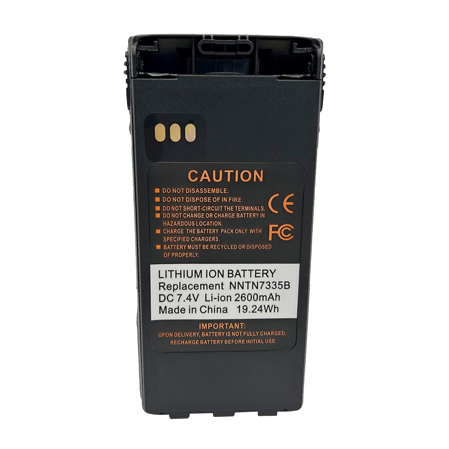 Amazingxiax 5Pack NNTN7335B NNTN7335 2600mAh Li-ion Battery Compatible with XTS1500 XTS2500 XTS2250 XTS2000 XTS1000 PR1500 MT1500 NTN9815 NTN9858 NTN9857C NTN9857B