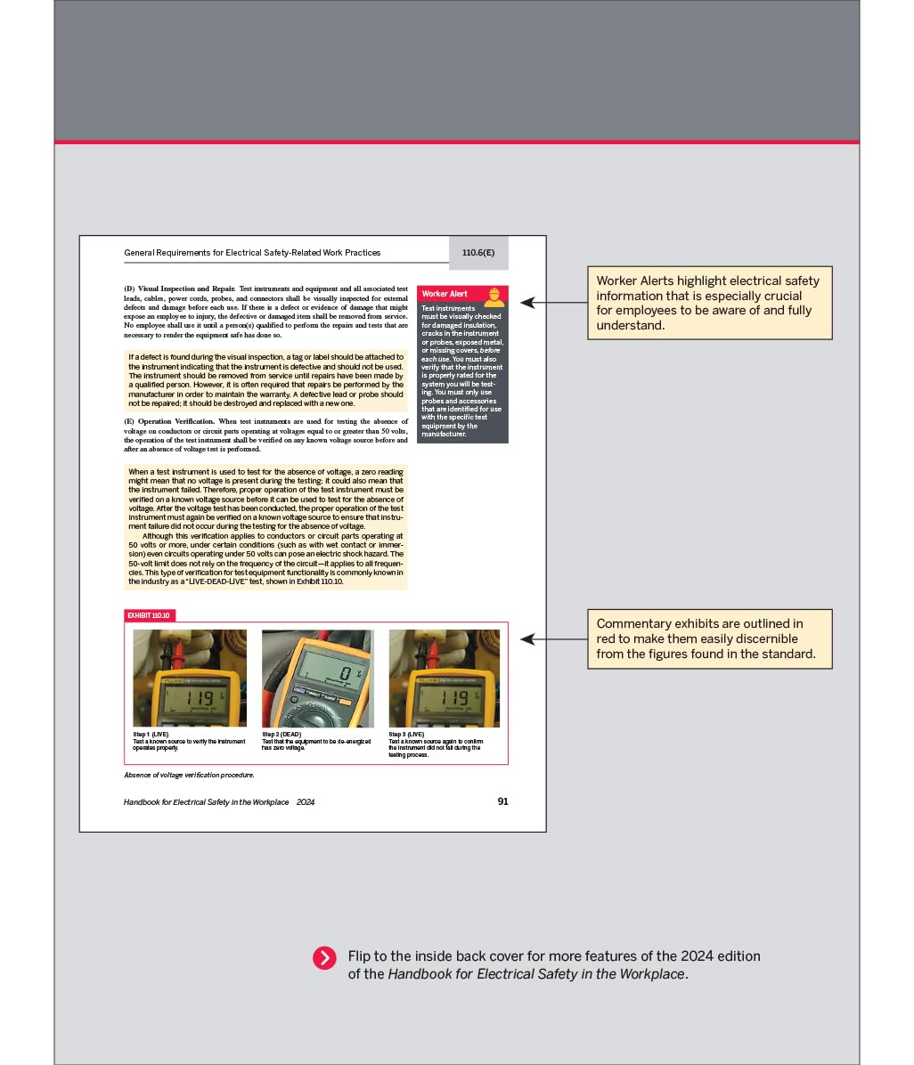 NFPA 70E, Handbook for Electrical Safety in the Workplace, 2024 Edition