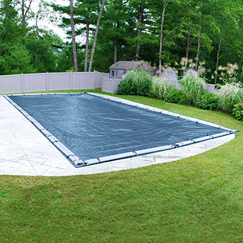 Robelle 372545R Winter Pool Cover with Tubes, Supreme, 25 x 45 ft Inground Pools